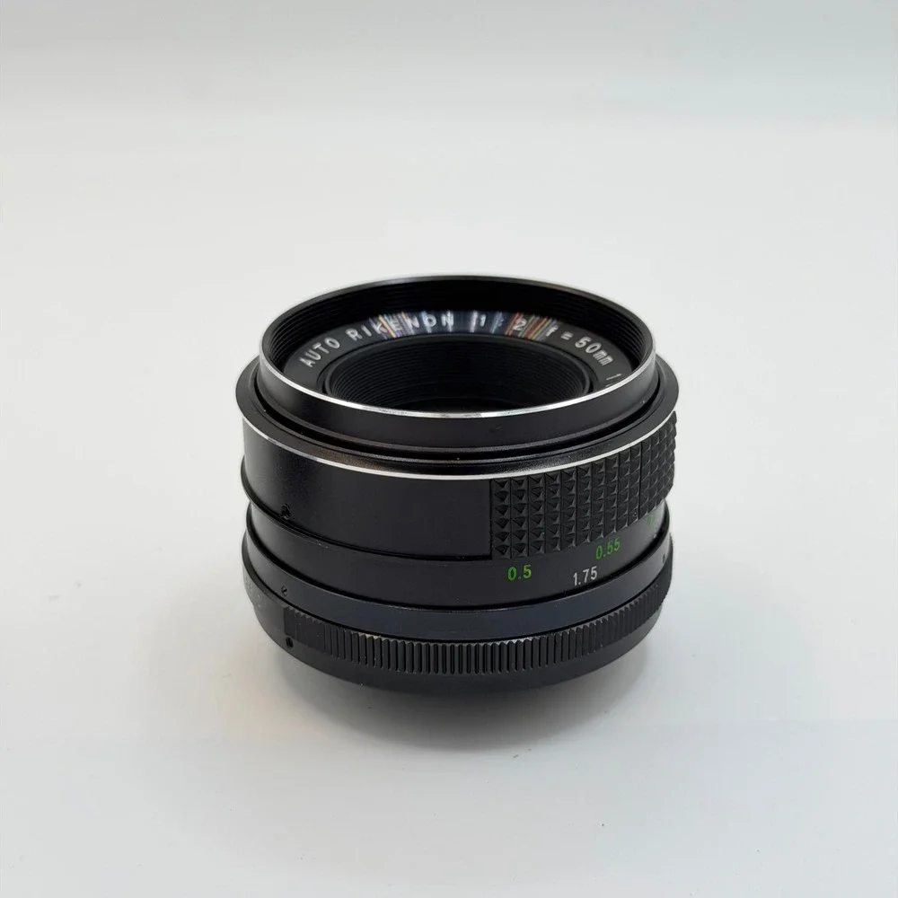 Ricoh Auto Rikenon 50mm f2 Lens M42 Screw Mount Vintage Prime Made in Japan